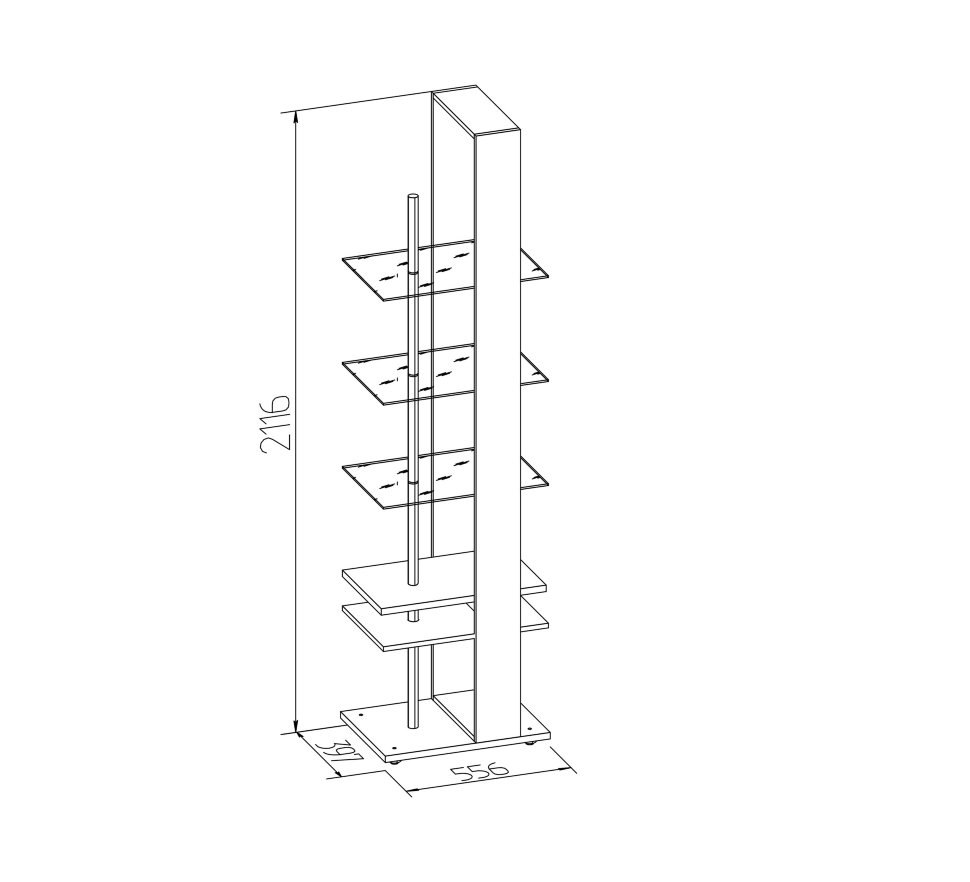 Стеллаж Nature 25