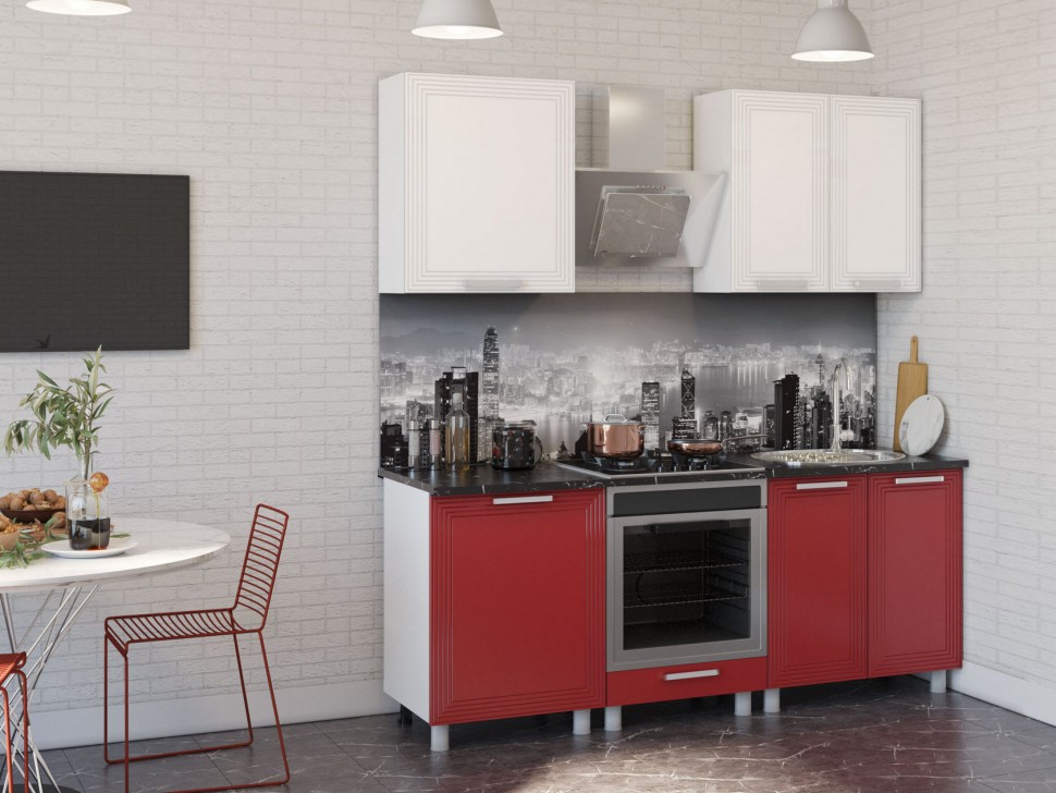 Кухонный гарнитур Монро Рубин 200 см
