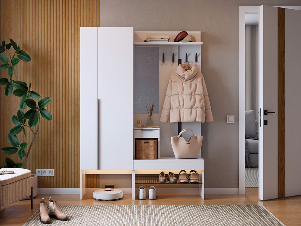 Распашной шкаф Баско 60 см