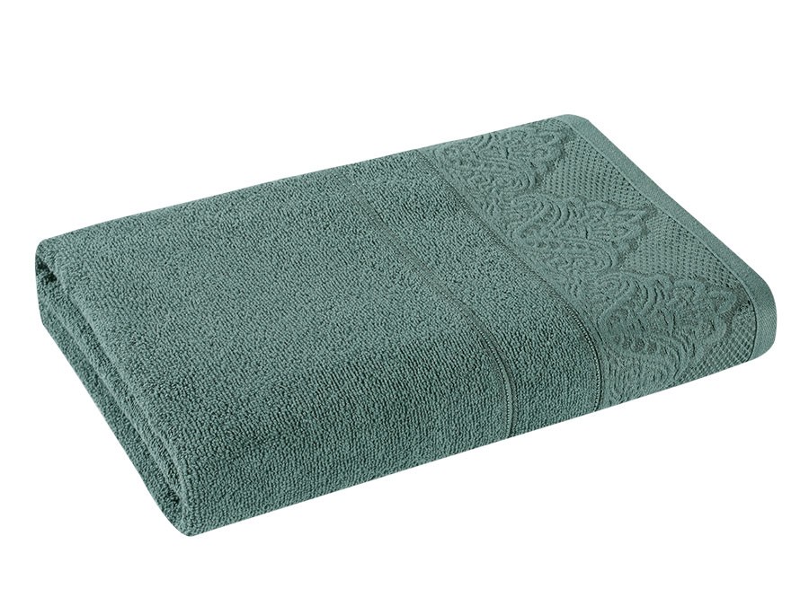 Полотенце махровое "KARNA" жаккард SIESTA (70x140) см