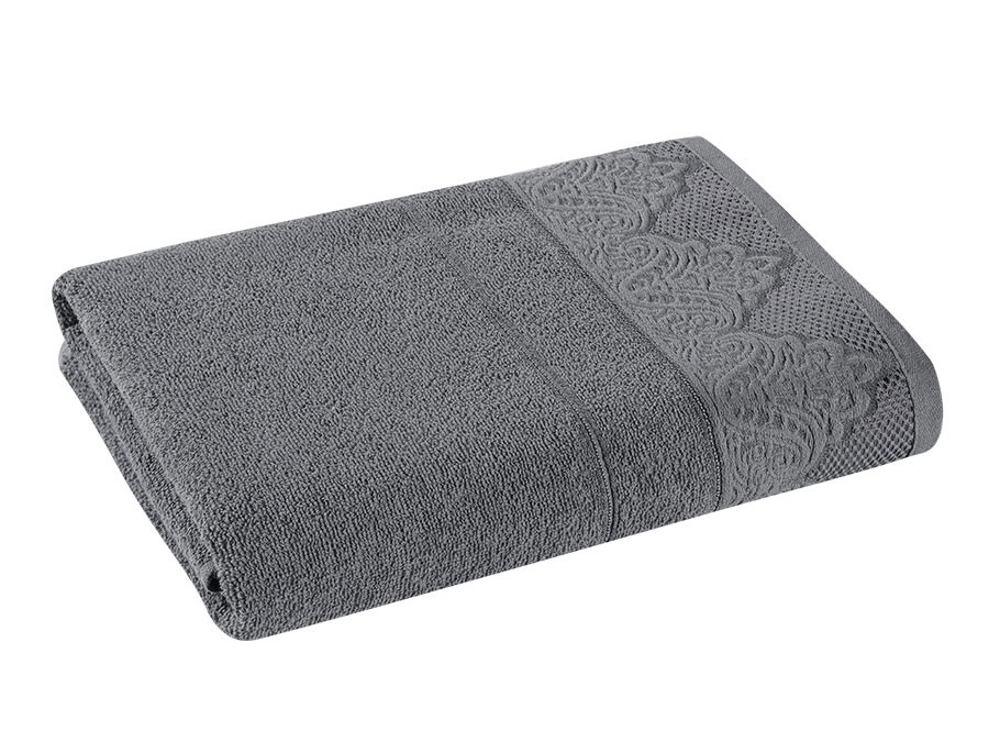 Полотенце махровое "KARNA" жаккард SIESTA (70x140) см