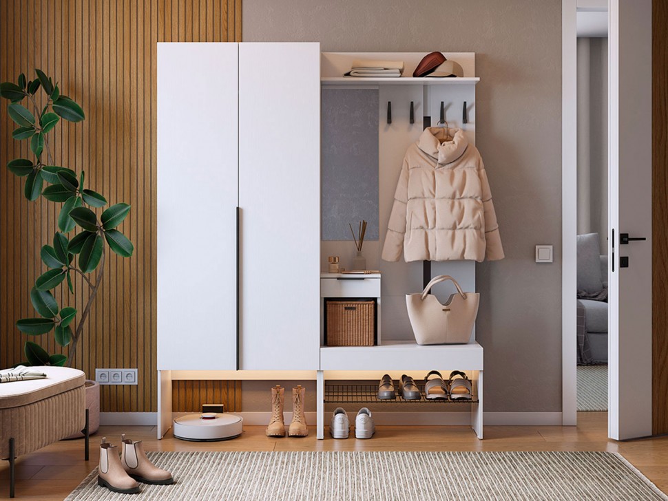 Распашной шкаф Баско 80 см