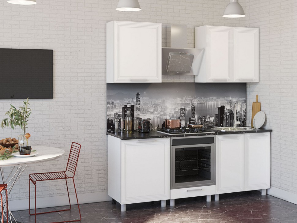 Кухонный гарнитур Монро Бланш 200 см