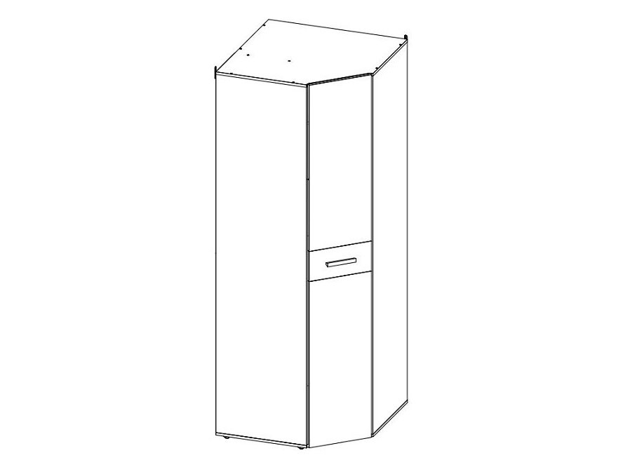 Распашной шкаф Шкаф угловой Норвуд