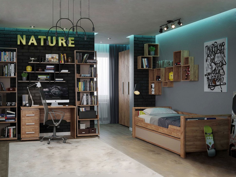 Стеллаж в детскую Натура