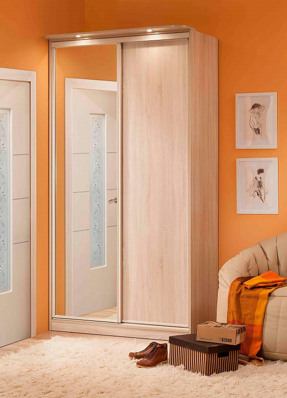 Шкаф-купе с зеркалом Домашний 303