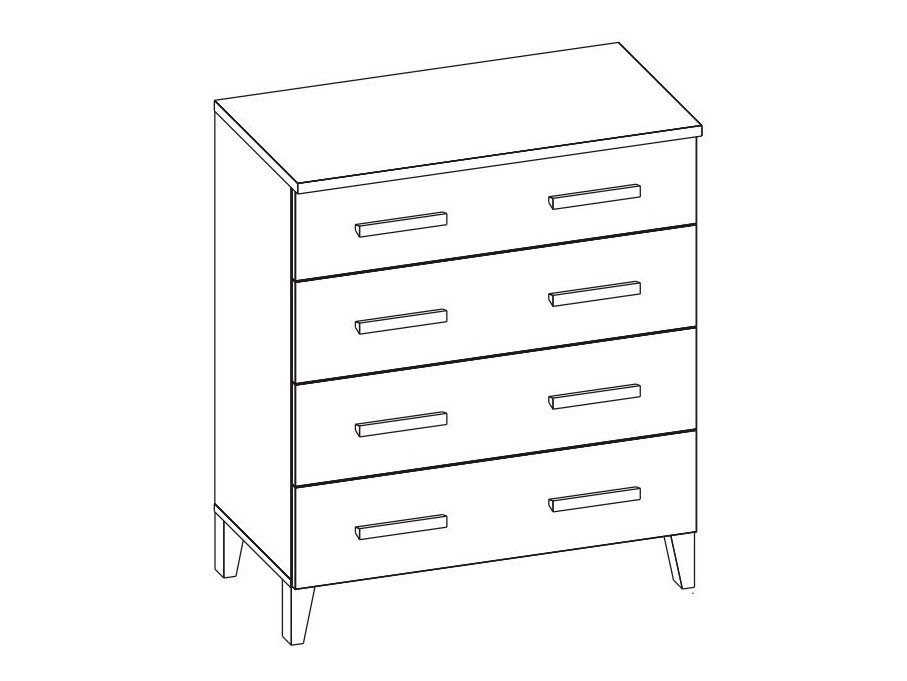 Комод Комод Норвуд 4 ящ