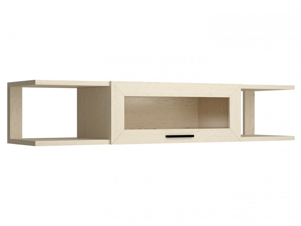 Настенная полка Полка навесная со стеклом 1500 Милан