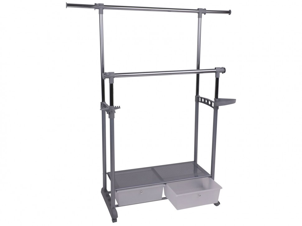 Напольная вешалка Стойка для одежды Cora с ящиками