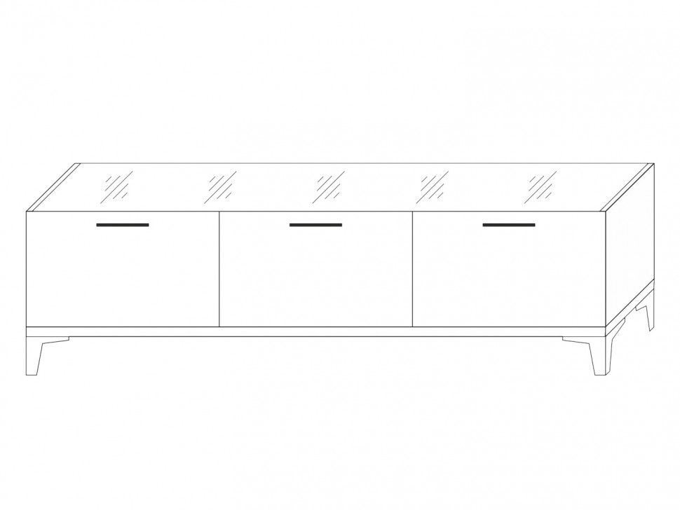 ТВ-тумба ТВ тумба 1500 Милан