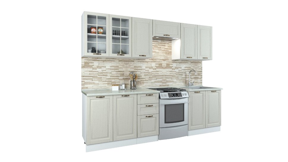 Прямой кухонный гарнитур Кухня Палермо 2,5 м