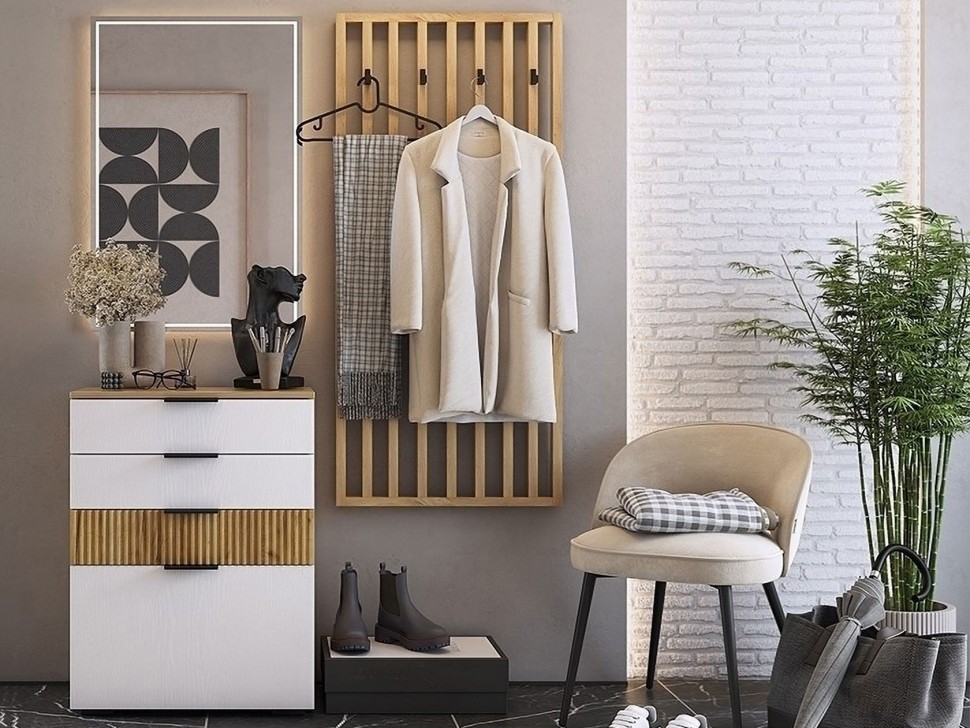 Прихожая с комодом Адам