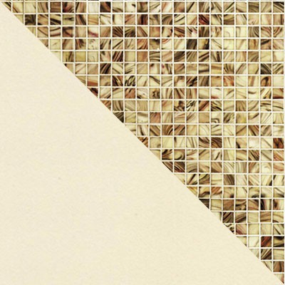 Кухонный стол DP-010306101 Стол ДП1-03-06 800х600 (1200) М37 "Милагро" стекло "Мозаика бежевая"/крем, Ноги для стола прямые (металлик)