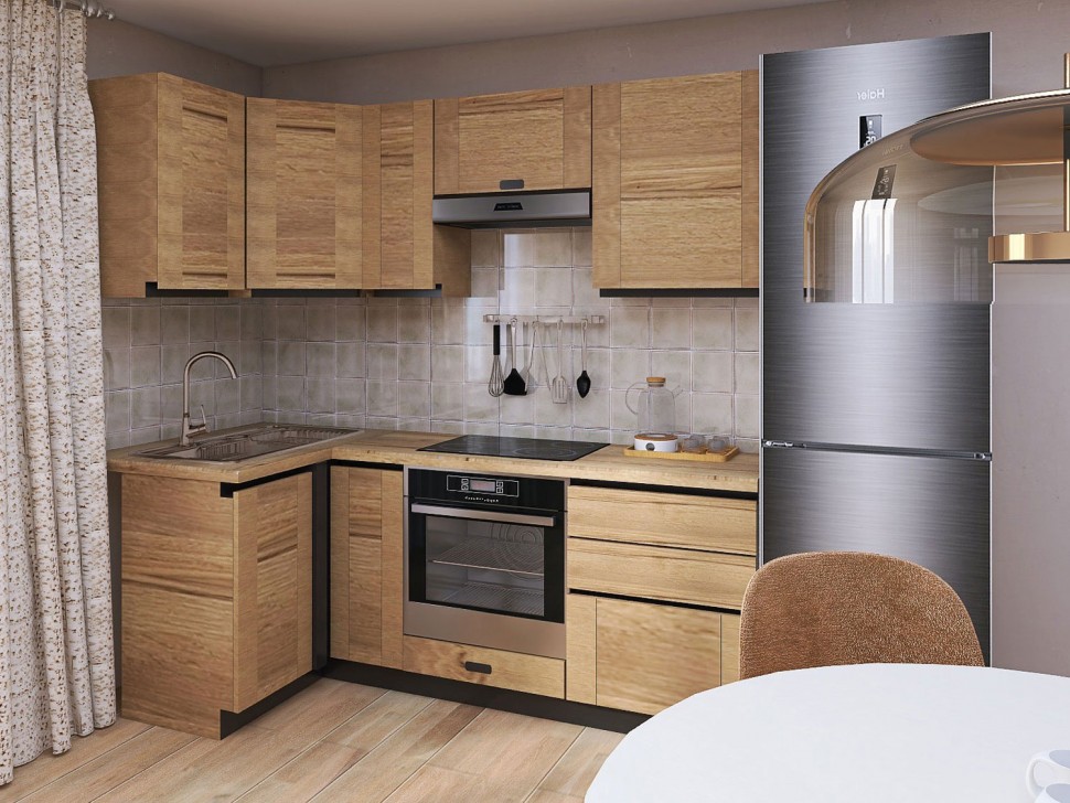 Кухонный гарнитур Сити 210х100 см