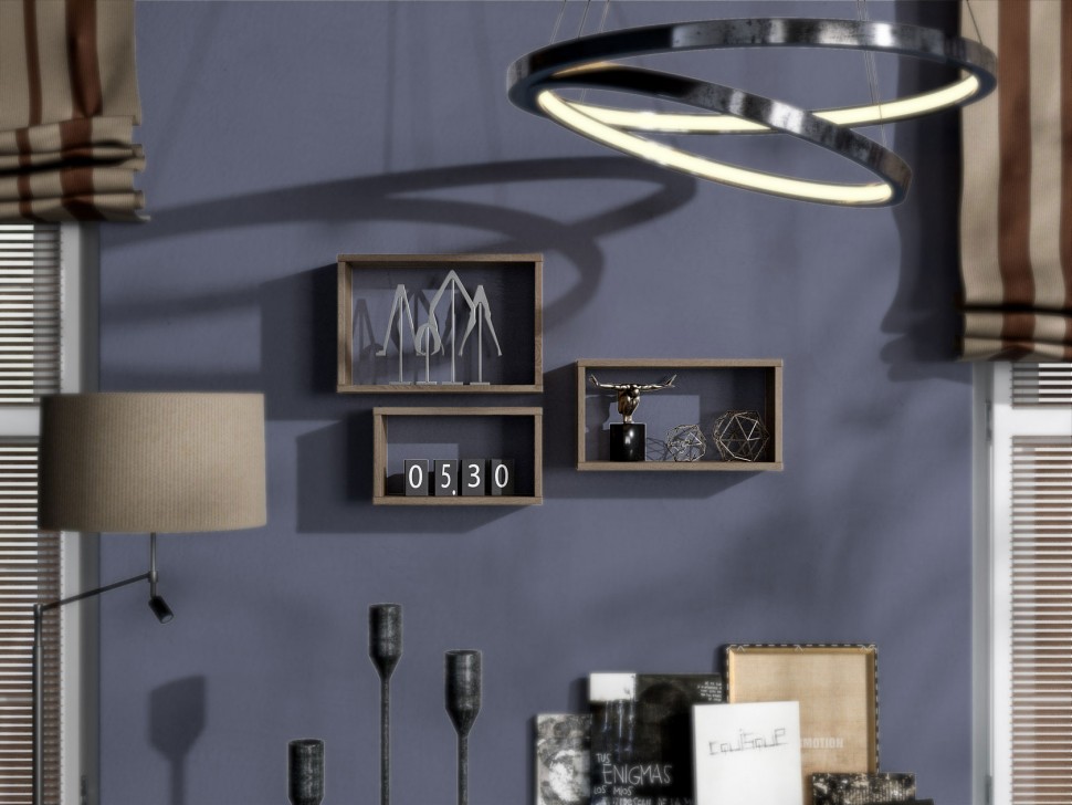 Комплект настенных полок ПМ-366.22