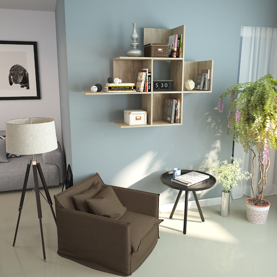 Комплект настенный полок Файн-17