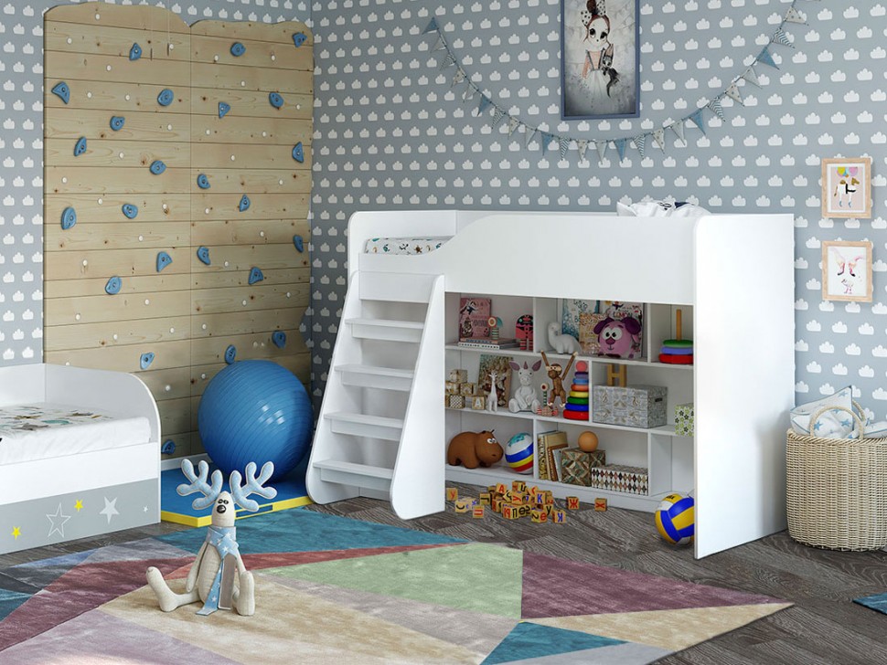 Кровать-чердак Трио