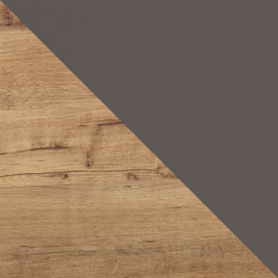 Шкаф-витрина Пенал комбинированный высокий Ливорно 011.49