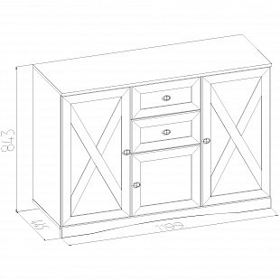 Комод ADELE13 Тумба МЦН