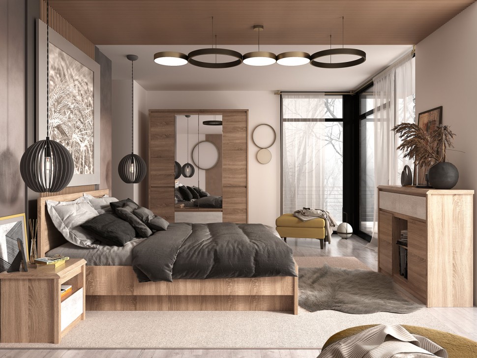 Распашной шкаф Шкаф 4 дв Сомма