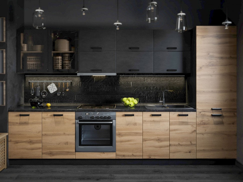 Кухонный гарнитур Лофт 340 см