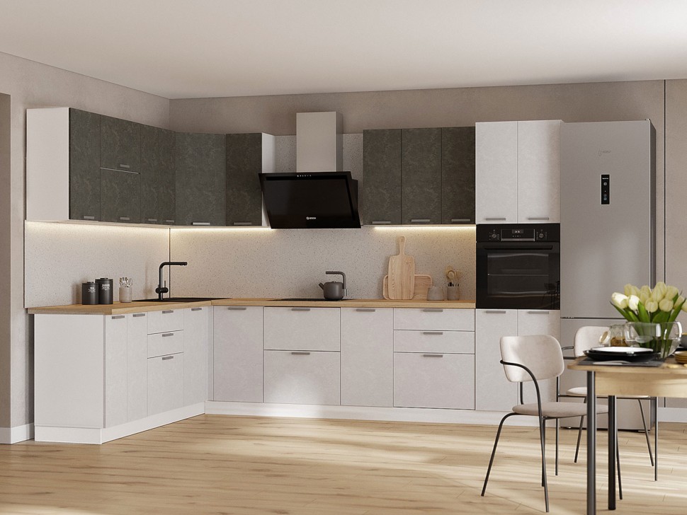 Кухонный гарнитур Бридж 320х220 см