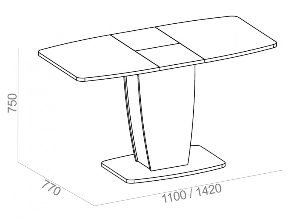 Кухонный стол Аризона Тип 1