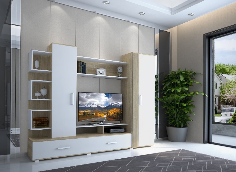 Гостиная Стенка для гостиной Лаверна