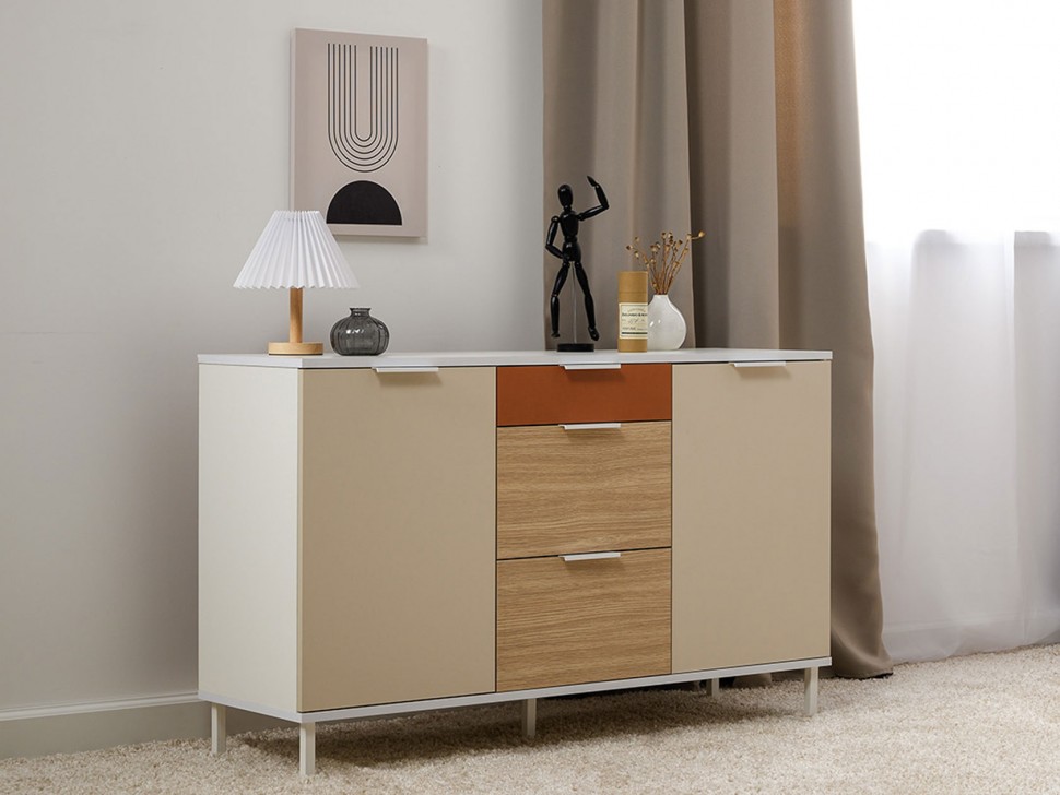 Детский комод Марвэл 3 ящика 2 дверцы