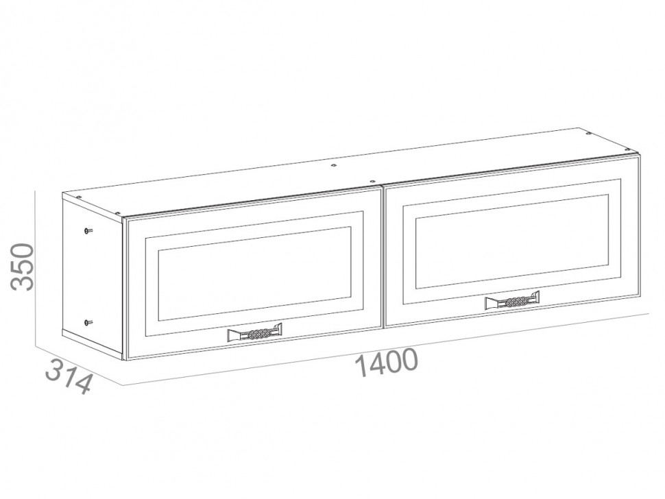 Шкаф навесной Ливерпуль