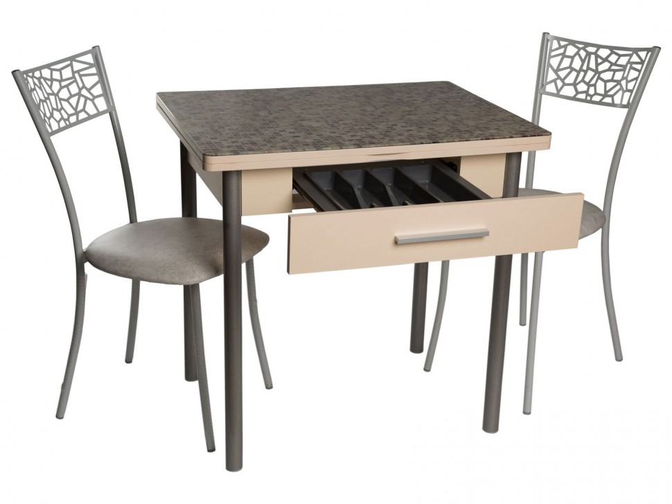 Обеденная группа Стол Милагро + 2 стула Кемпер