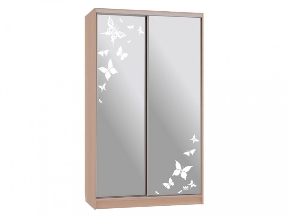 Шкаф-купе Колорадо 4 Бабочки