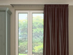 Штора Блэкаут коричневый