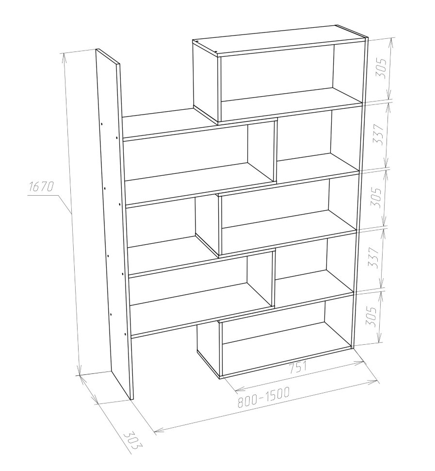 Стеллаж-трансформер Акерлю