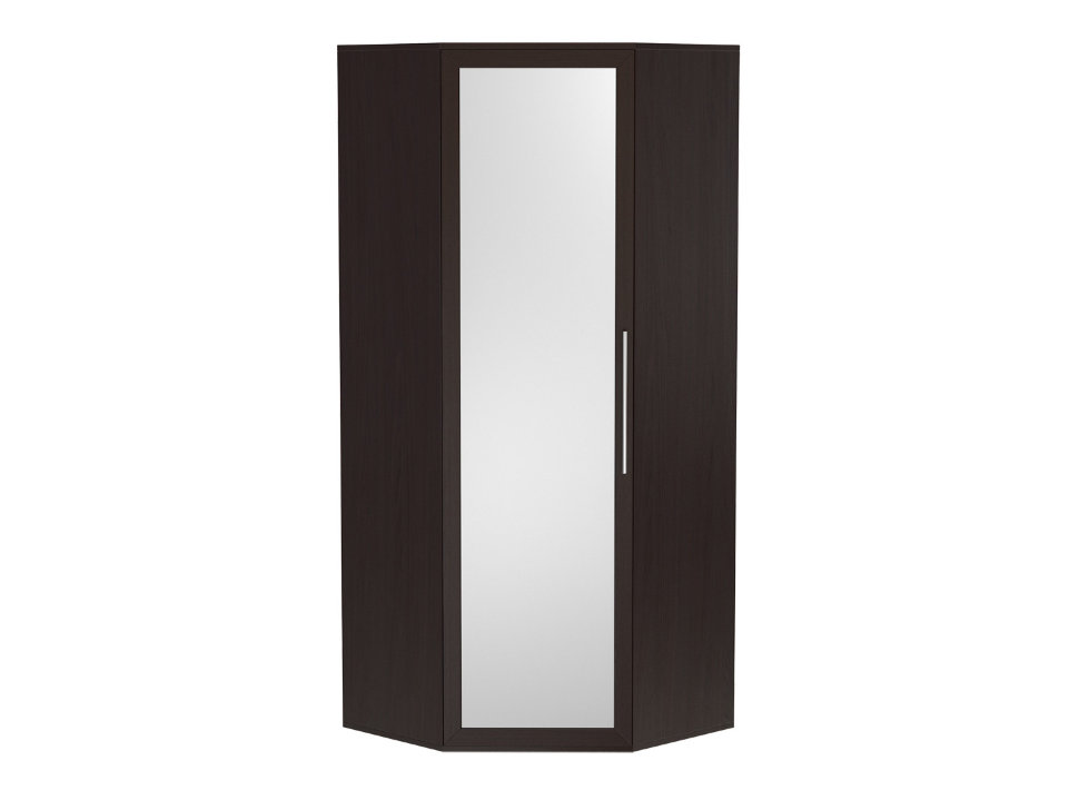 Угловой распашной шкаф с зеркалом Парма