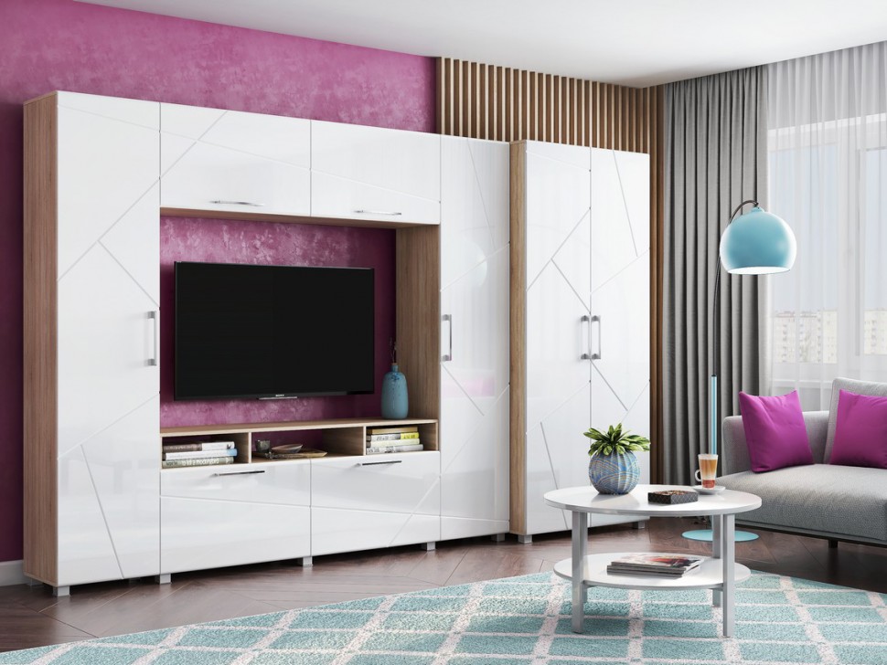 Шкаф 2-х ств. от гостиной Марко со штангой