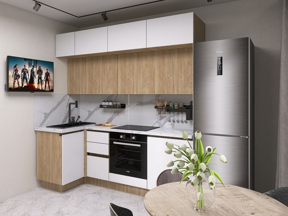 Кухонный гарнитур Женева 220х100 см