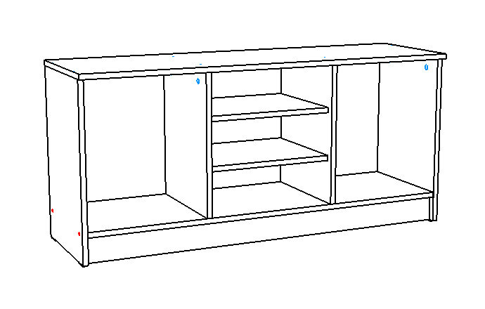Тумба под телевизор Аланика