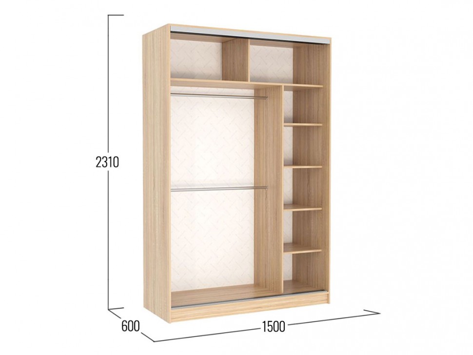 Шкаф-купе Колорадо 7 Бабочки