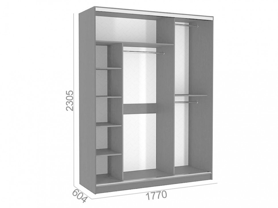 Шкаф-купе Бассо 1 Маки