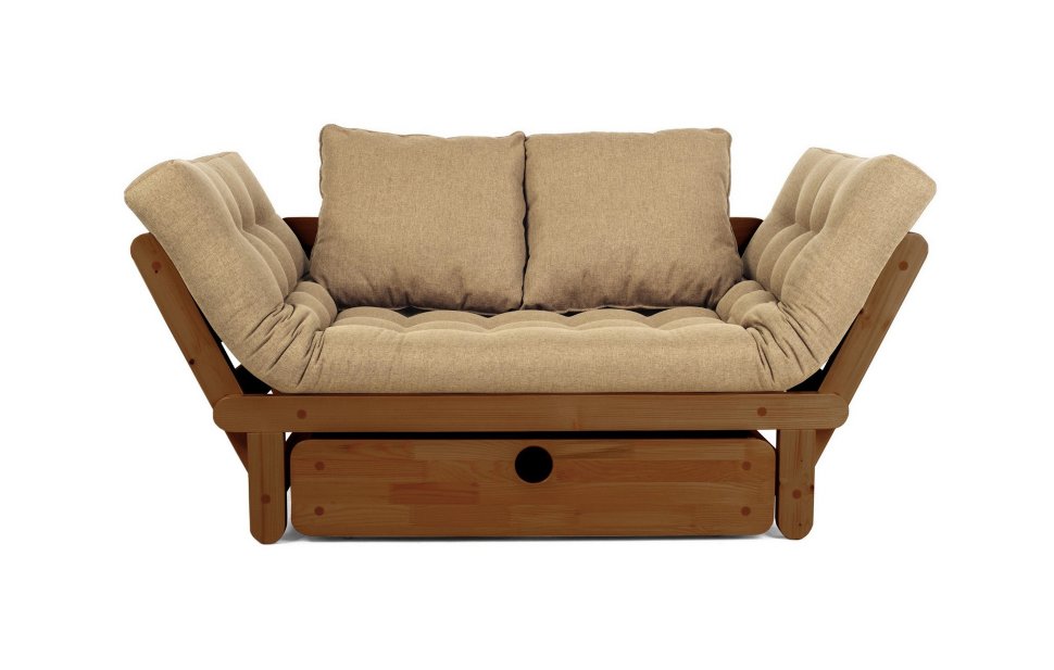 Прямой диван Кушетка Сламбер BOX (сосна)