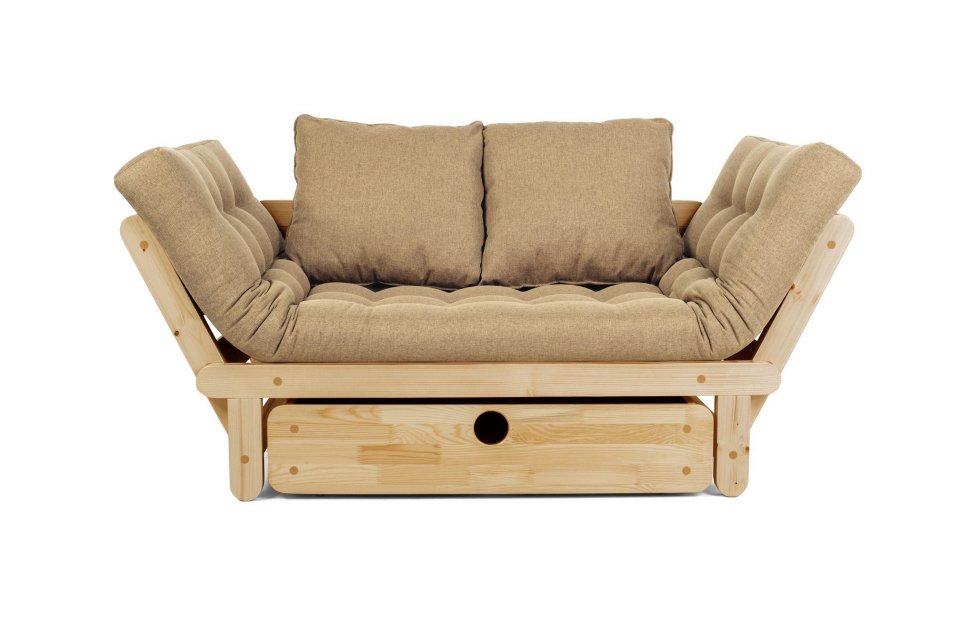 Прямой диван Кушетка Сламбер BOX (сосна)