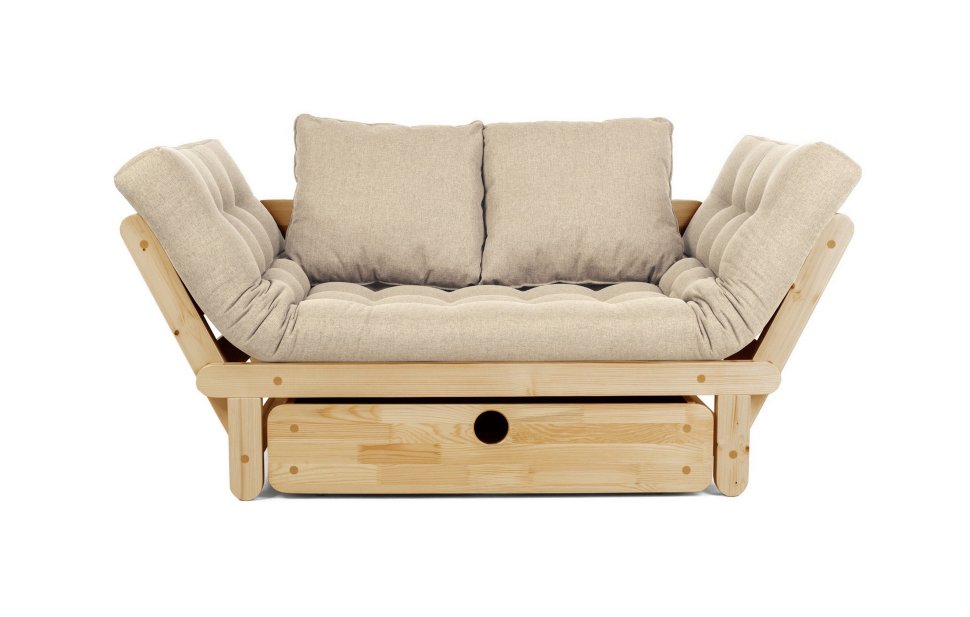 Прямой диван Кушетка Сламбер BOX (сосна)