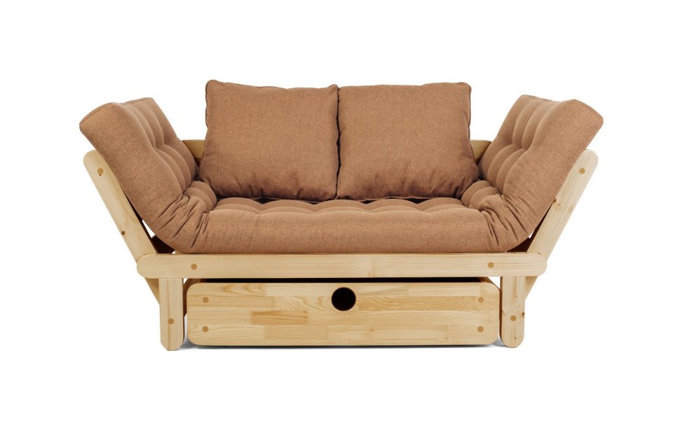 Прямой диван Кушетка Сламбер BOX (сосна)