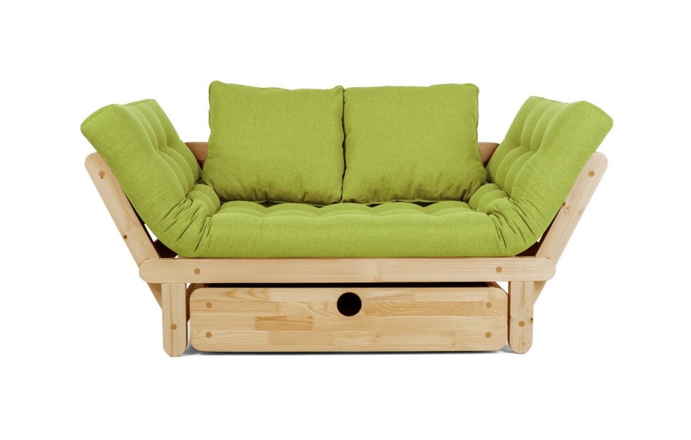 Прямой диван Кушетка Сламбер BOX (сосна)