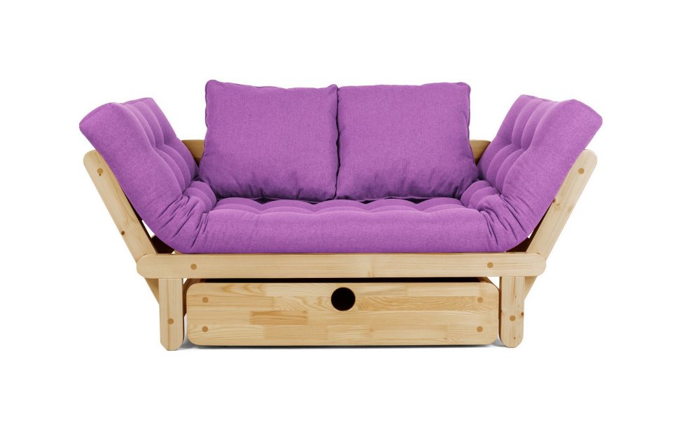 Прямой диван Кушетка Сламбер BOX (сосна)