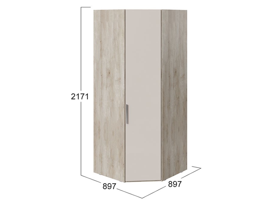 Распашной шкаф Угловой шкаф Эмбер