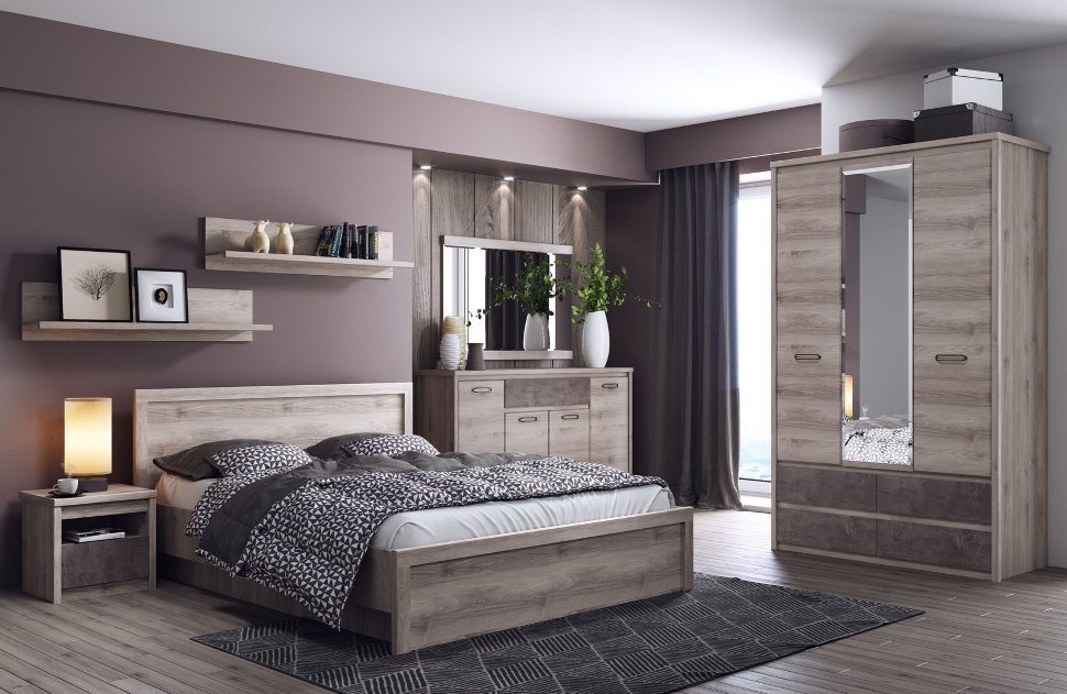 Спальный гарнитур Джаз с комодом