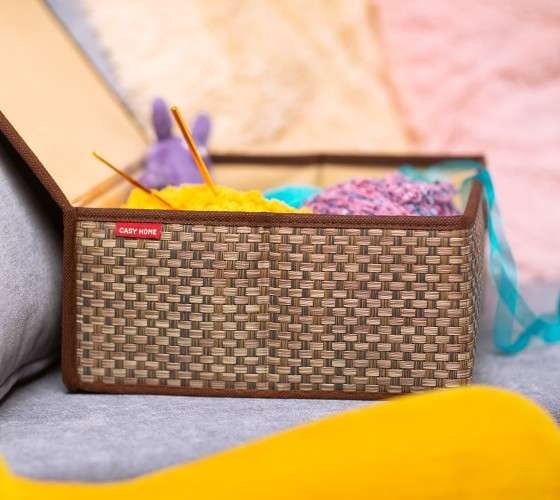 Кофр Коробка для хранения с крышкой 27х25х12см