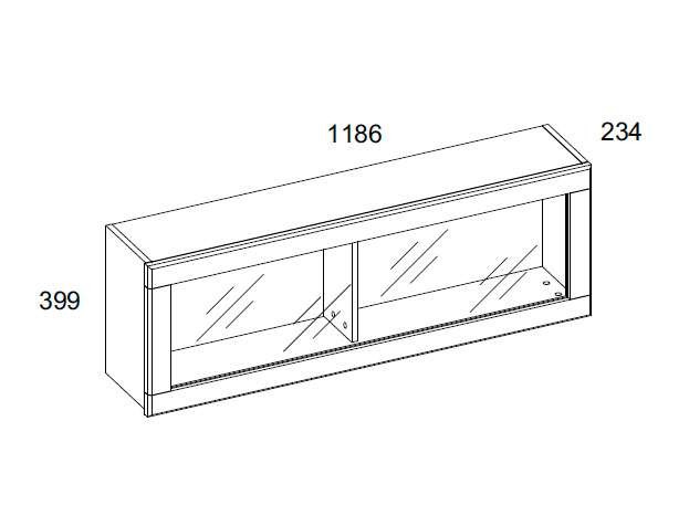 Шкаф навесной Джаз